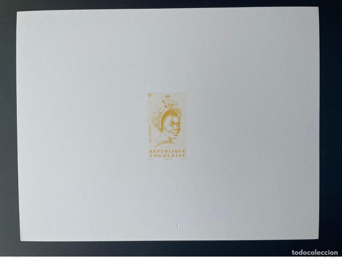 Sellos: Togo 1998 Proof de Luxe Mi. 2842 Serie actual Bella Bellow 5 F MNH