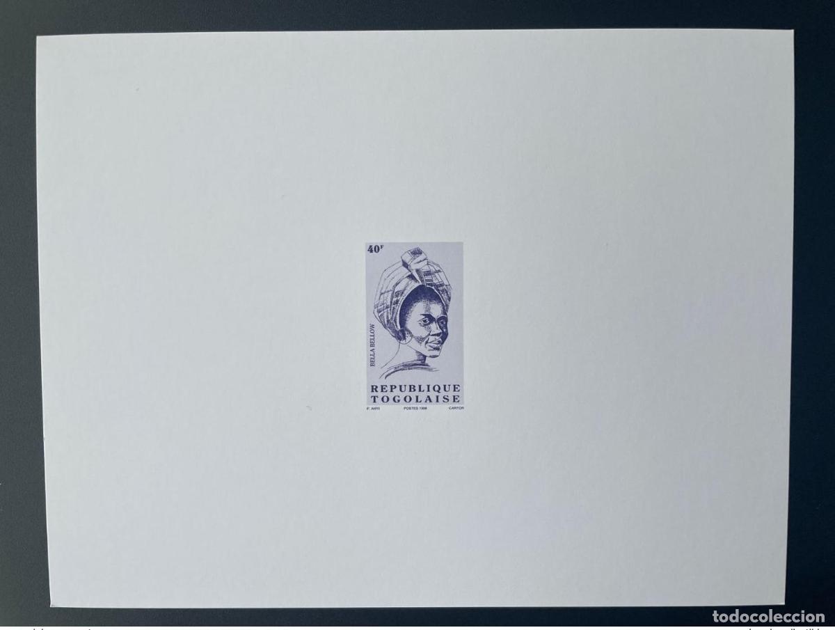 Sellos: Togo 1998 Proof de Luxe Mi. 2845 Serie actual Bella Bellow 40 F MNH