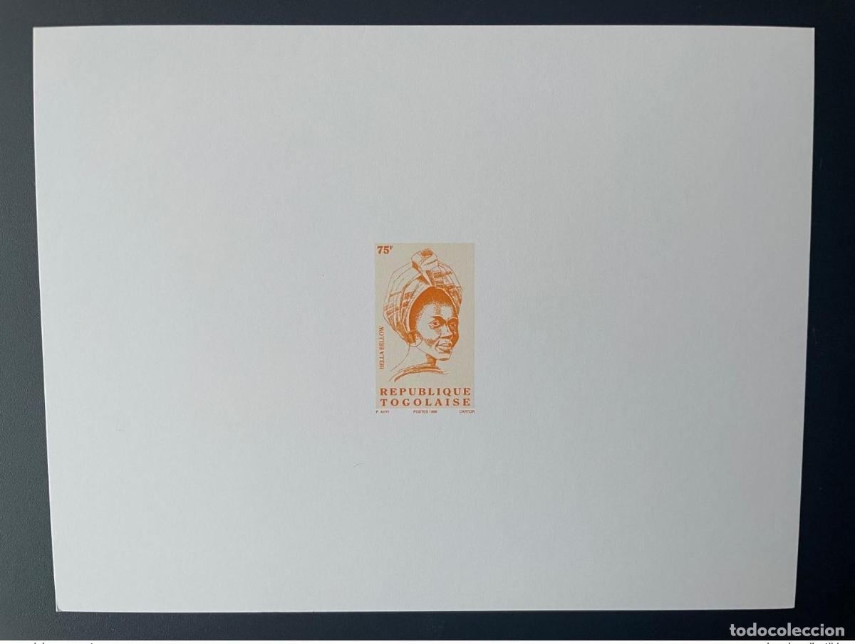 Sellos: Togo 1998 Proof de Luxe Mi. 2847 Serie actual Bella Bellow 75 F MNH