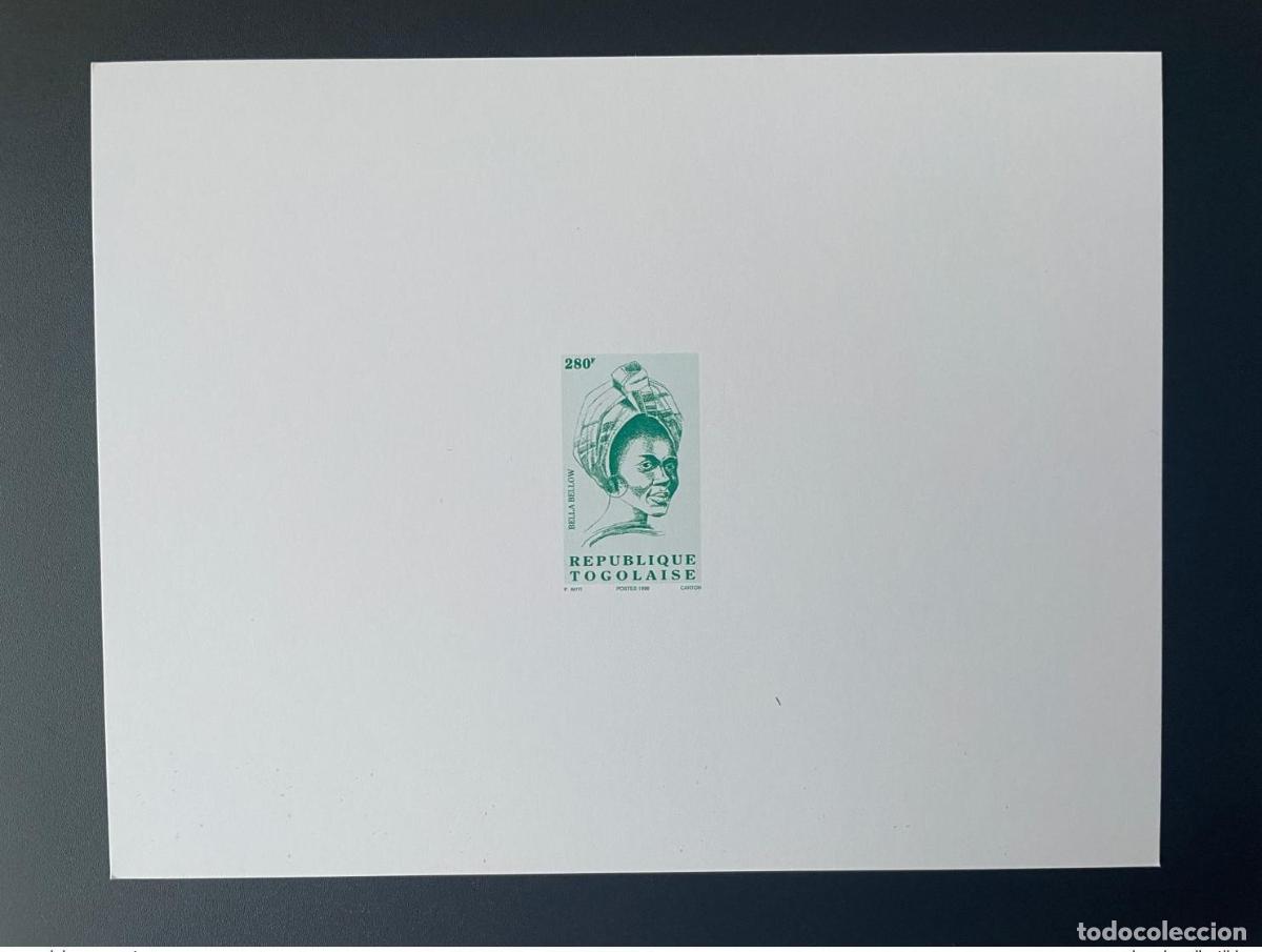 Sellos: Togo 1998 Proof de Luxe Mi. 2851 Serie actual Bella Bellow 280 F MNH