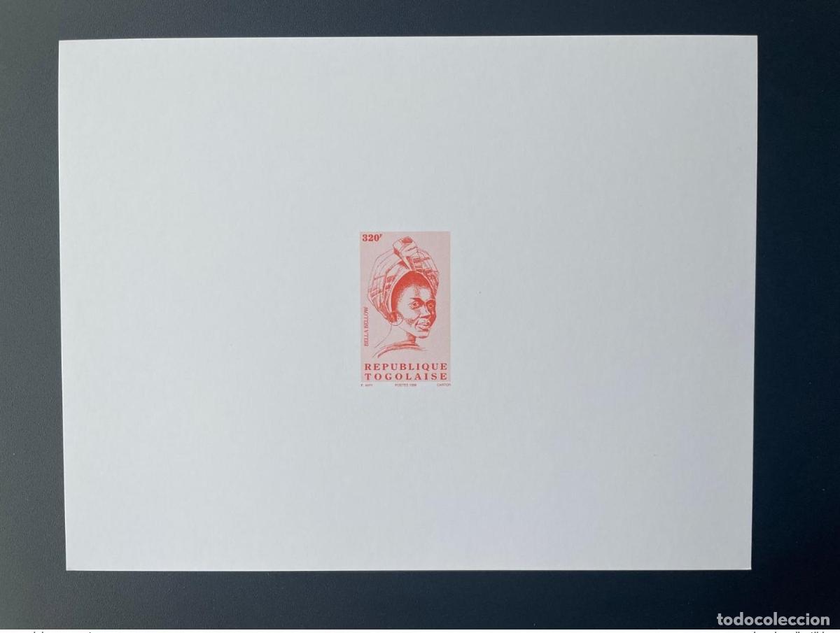 Sellos: Togo 1998 Proof de Luxe Mi. 2853 Serie actual Bella Bellow 320 F MNH