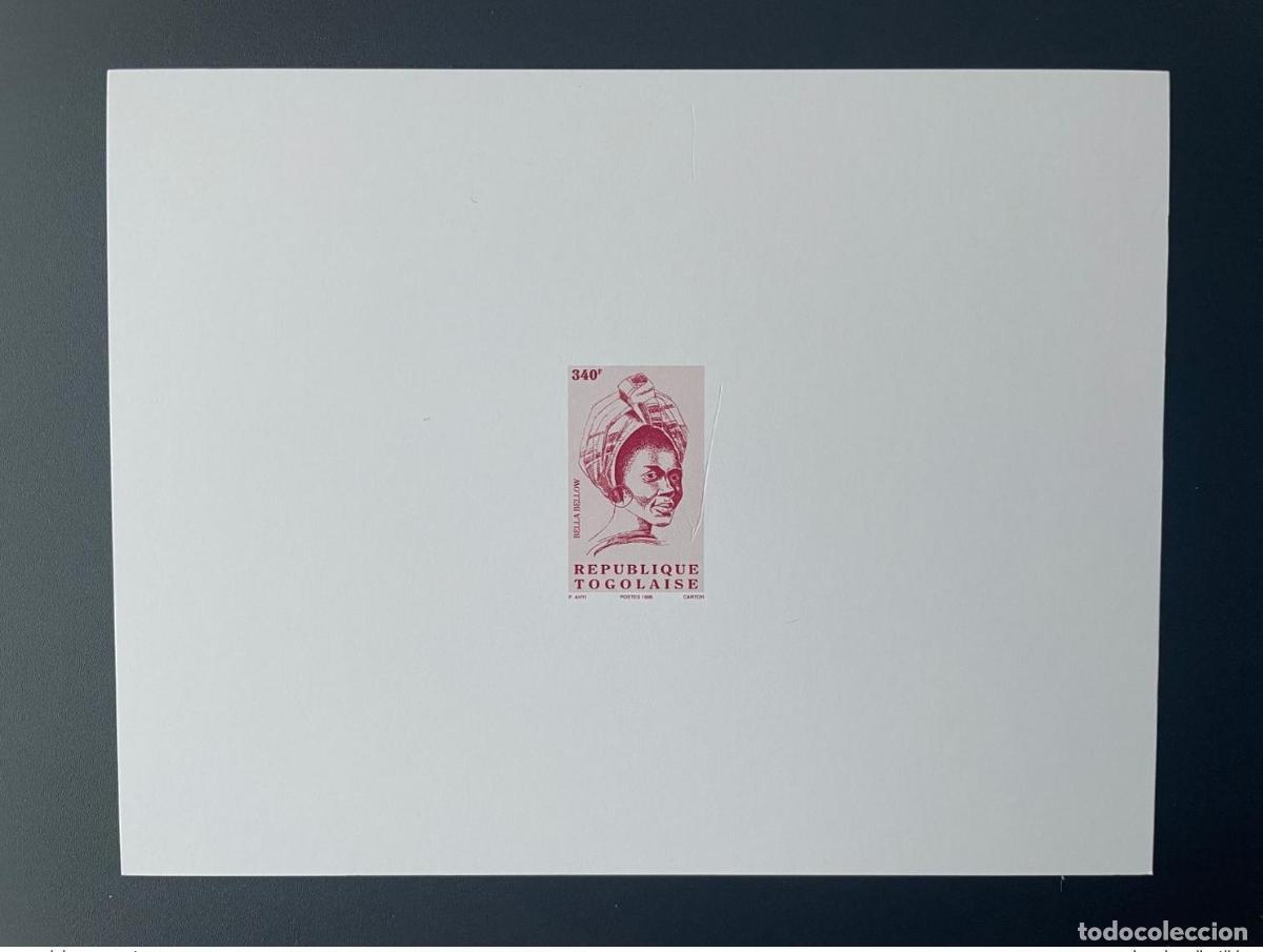 Sellos: Togo 1998 Proof de Luxe Mi. 2854 Serie actual Bella Bellow 340 F MNH