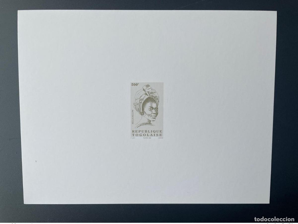 Sellos: Togo 1998 Proof de Luxe Mi. 2857 Serie actual Bella Bellow 500 F MNH