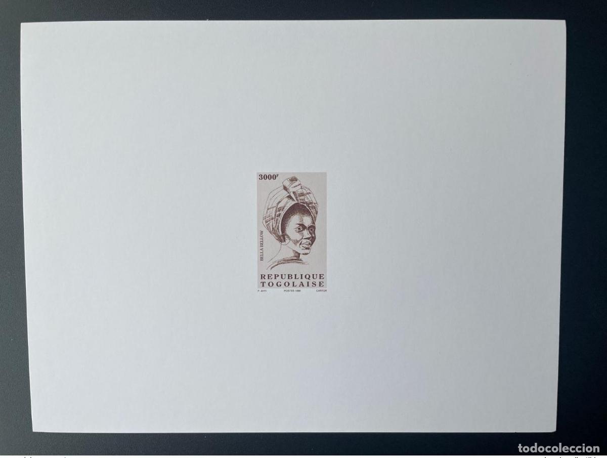 Sellos: Togo 1998 Proof de Luxe Mi. 2859 Serie actual Bella Bellow 3000 F MNH