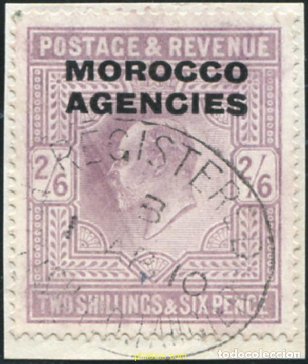 Sellos: 778327 USED MARRUECOS Agencia Britanica 1907 SELLOS DE GRAN BRETA&Ntilde;A DE 1902-04, SOBRECARGADOS