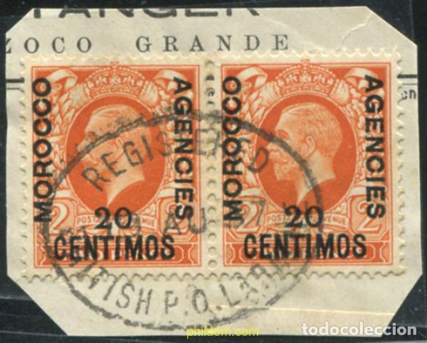 Sellos: 778729 USED MARRUECOS Agencia Britanica 1914 SELLOS DE GRAN BRETA&Ntilde;A DEL 1912, SOBRECARGADOS