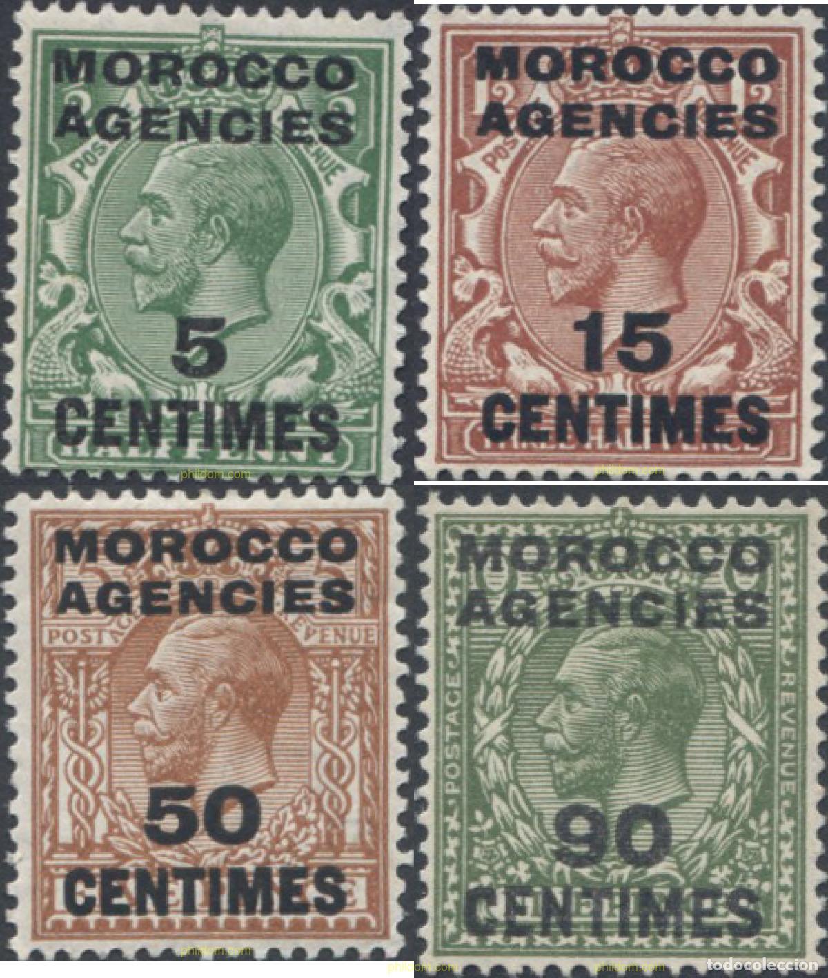 Sellos: 654730 HINGED MARRUECOS Agencia Britanica 1925 SELLOS DE GRAN BRETA&Ntilde;A DE 1924 SOBRECARGADOS -ZONA