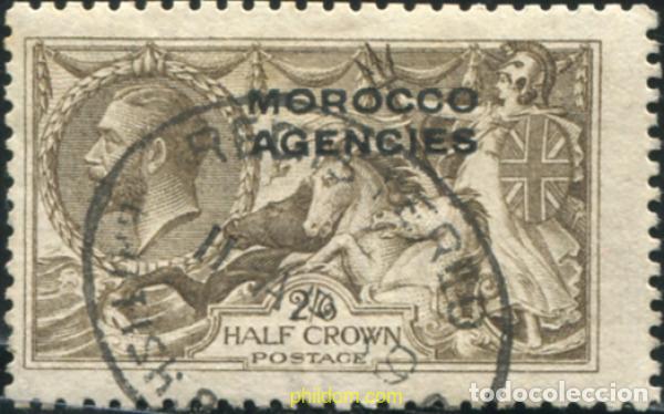Sellos: 778336 USED MARRUECOS Agencia Britanica 1914 SELLOS DE GRAN BRETA&Ntilde;A DEL 1912, SOBRECARGADOS