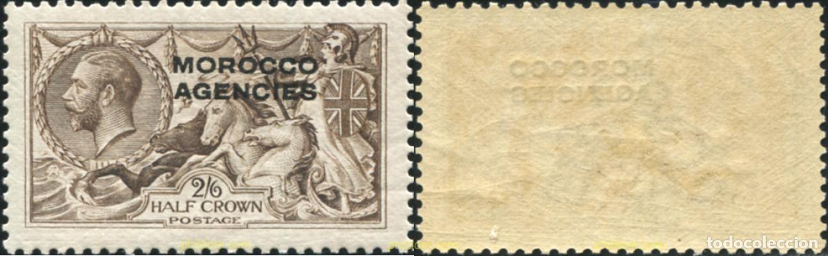 Sellos: 778404 MNH MARRUECOS Agencia Britanica 1914 SELLOS DE GRAN BRETA&Ntilde;A DEL 1912, SOBRECARGADOS