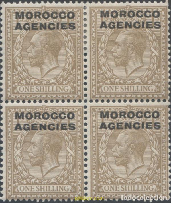 Sellos: 654808 HINGED MARRUECOS Agencia Britanica 1914 SELLOS DE GRAN BRETA&Ntilde;A DEL 1912, SOBRECARGADOS