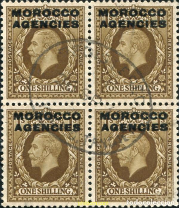 Sellos: 778643 USED MARRUECOS Agencia Britanica 1935 SELLOS DE GRAN BRETA&ntilde;A DE 1934-36