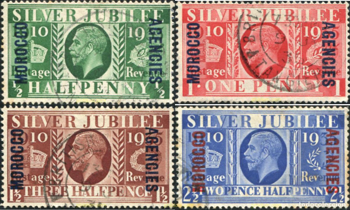 Sellos: 778422 USED MARRUECOS Agencia Britanica 1935 SELLOS DE GRAN BRETA&ntilde;A DE 1935