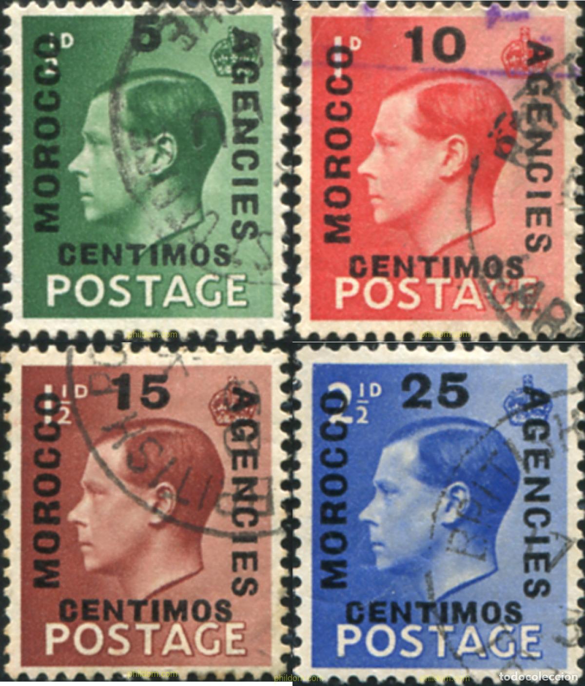 Sellos: 778719 USED MARRUECOS Agencia Britanica 1936 BASICA