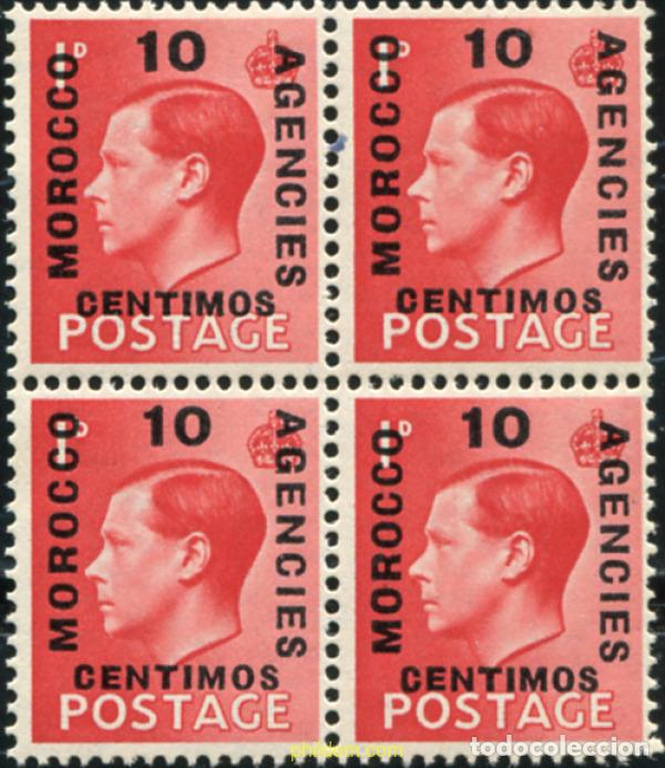Sellos: 778724 HINGED MARRUECOS Agencia Britanica 1936 BASICA
