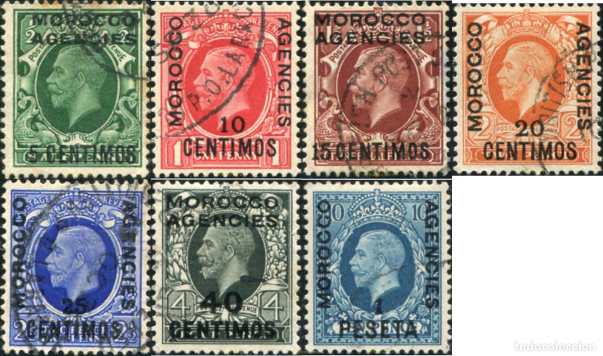 Sellos: 778718 USED MARRUECOS Agencia Britanica 1935 SELLOS DE GRAN BRETA&Ntilde;A DE 1934-36 SOBRECARGADOS &rdquo;FOND