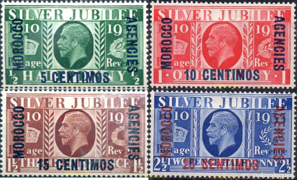 Sellos: 696802 MNH MARRUECOS Agencia Britanica 1935 JUBILEO