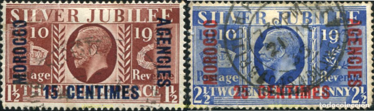 Sellos: 778805 USED MARRUECOS Agencia Britanica 1935 JUBILEO