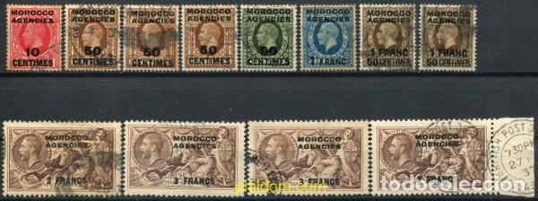 Sellos: 778816 USED MARRUECOS Agencia Britanica 1935 SELLOS DE GRAN BRETA&Ntilde;A DE 1934-36 &rdquo;FONDO LLENO&rdquo; SOBRE