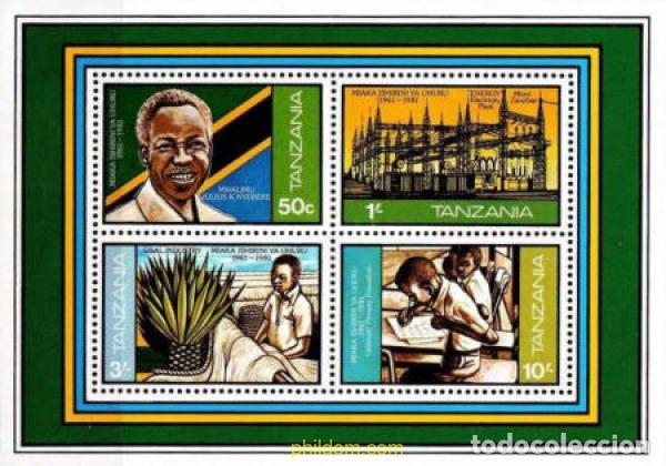 Sellos: 365215 MNH TANZANIA 1982 20 ANIVERSARIO DE LA INDEPENDENCIA