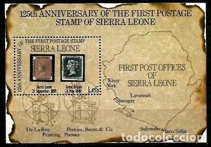 Sellos: SIERRA LEONA 1984 ANIVERSARIO DEL SELLO