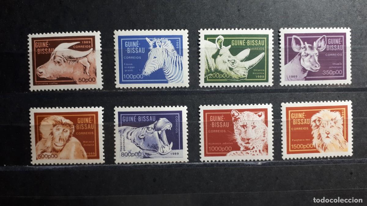 Sellos: GUINEA BISSAU. A&Ntilde;O 1989.**. YVERT 556/63