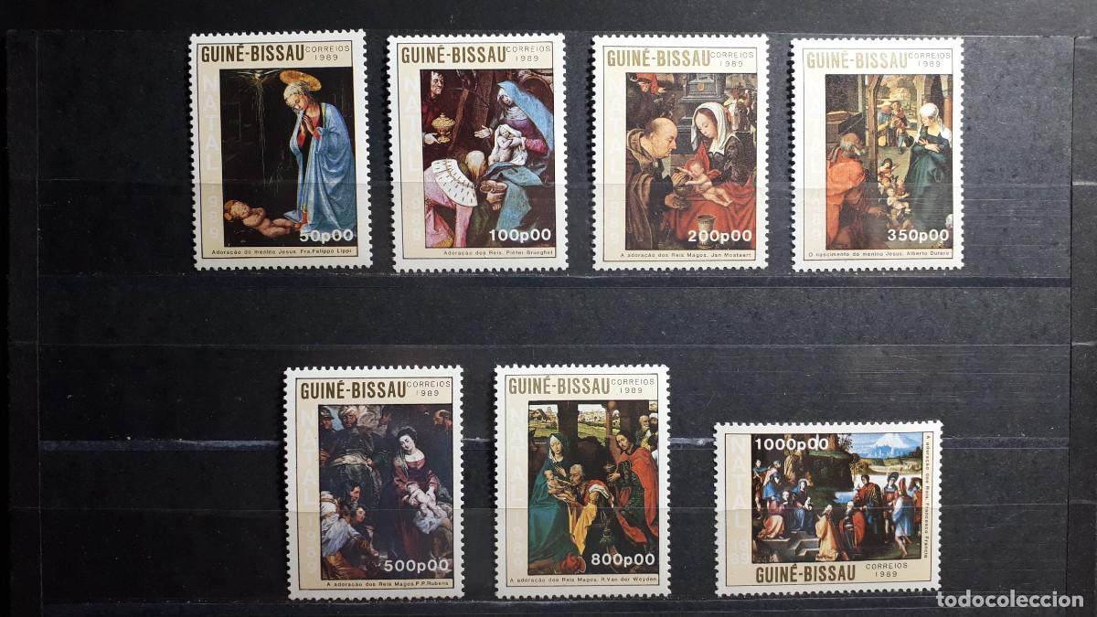 Sellos: GUINEA BISSAU. A&Ntilde;O 1989.**. YVERT 564/70