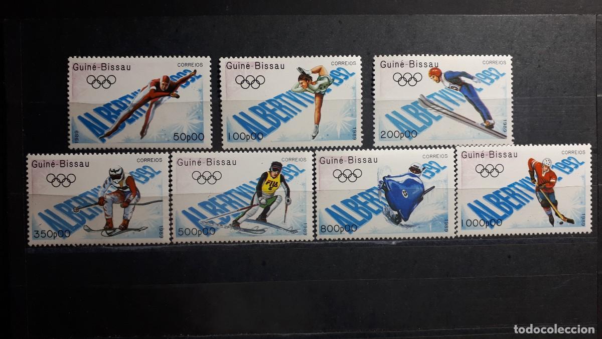 Sellos: GUINEA BISSAU. A&Ntilde;O 1989.**. YVERT 489/95