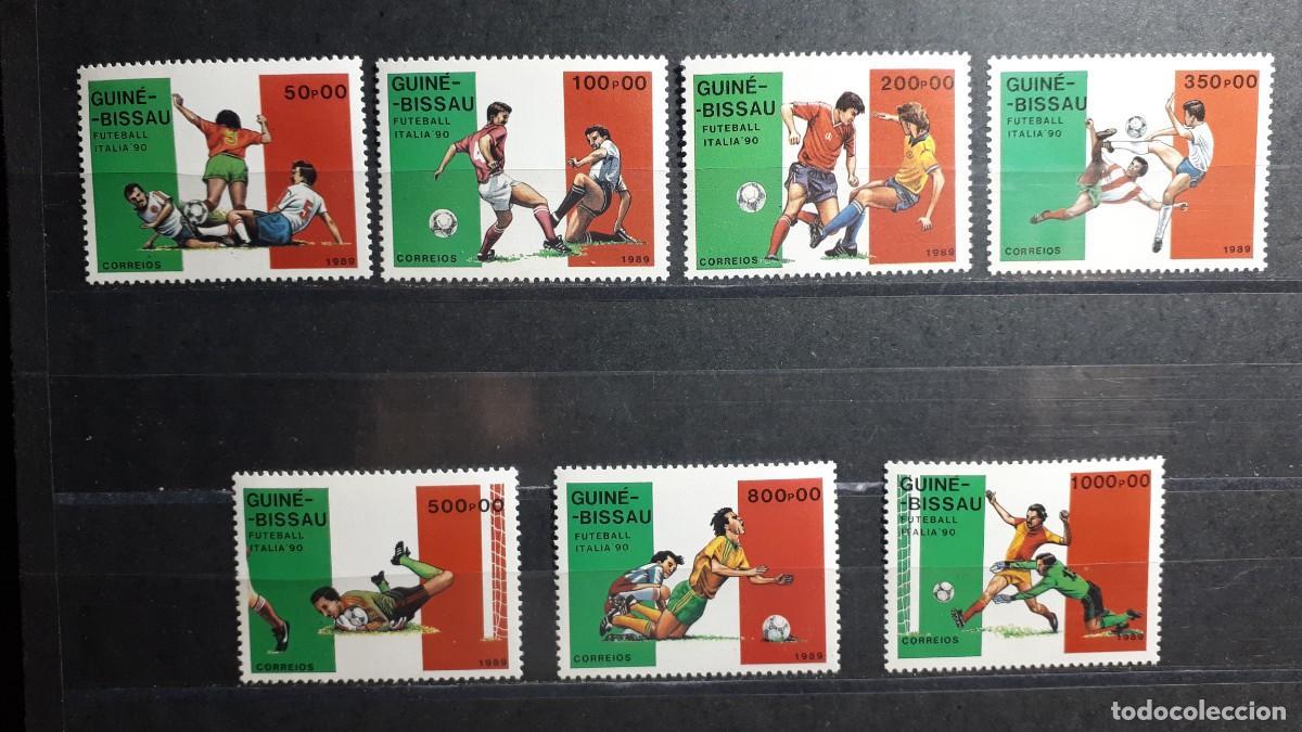 Sellos: GUINEA BISSAU. A&Ntilde;O 1989.**. YVERT 482/8