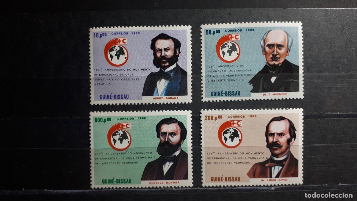 Sellos: GUINEA BISSAU. A&Ntilde;O 1988.**. YVERT 443/6