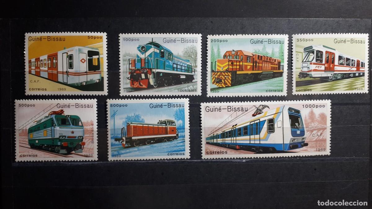 Sellos: GUINEA BISSAU. A&Ntilde;O 1989.**. YVERT 521/7