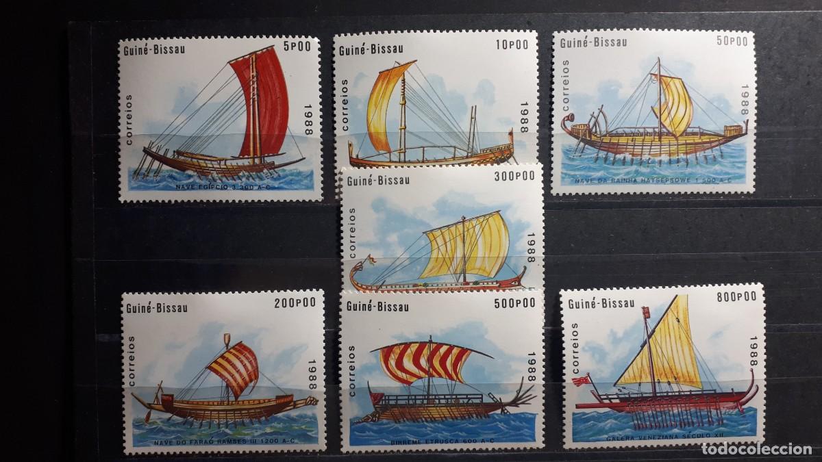 Sellos: GUINEA BISSAU. A&Ntilde;O 1988.**. YVERT 454/60