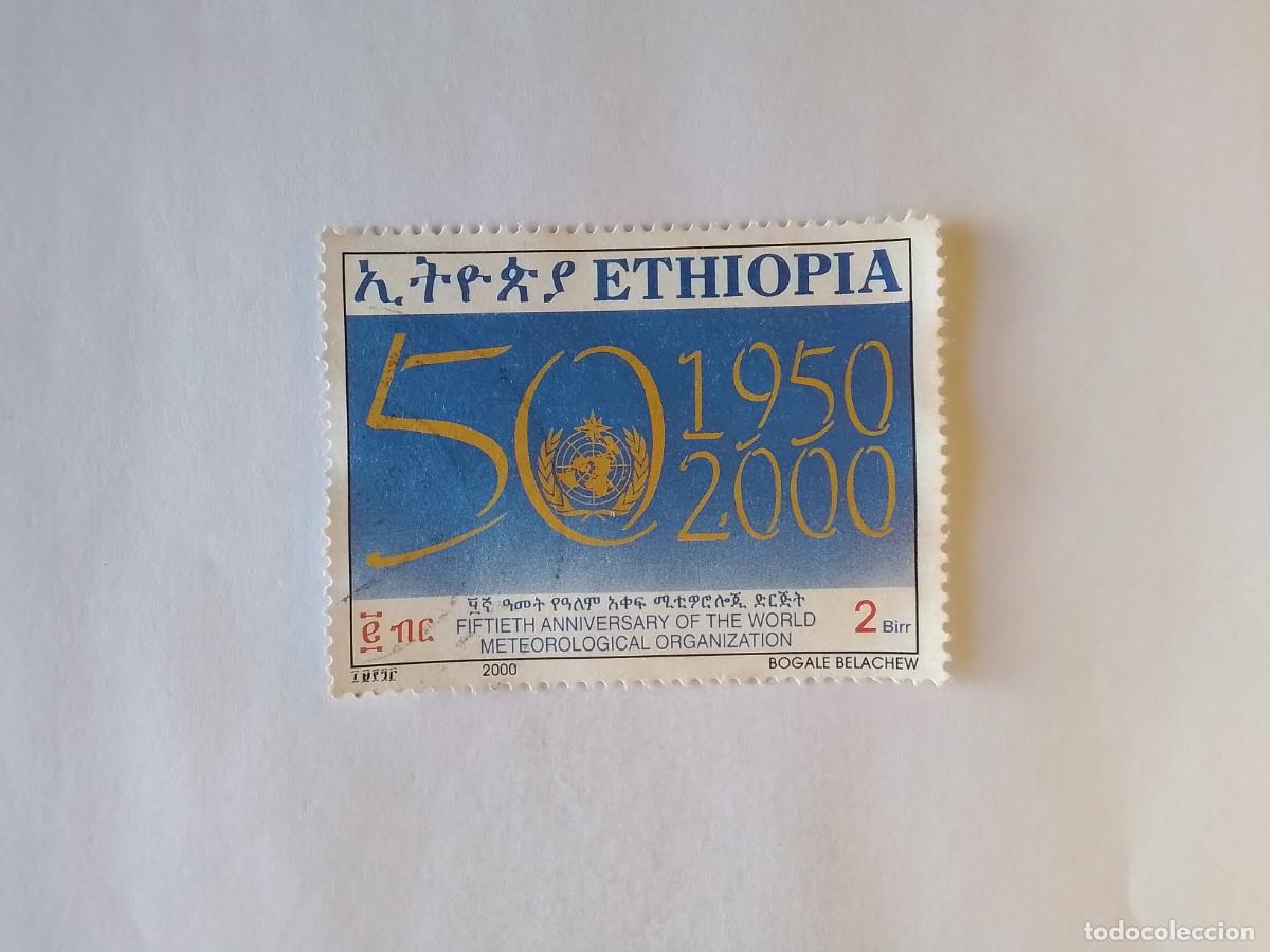 Sellos: A&Ntilde;O 2000 ETIOP&Iacute;A SELLO USADO