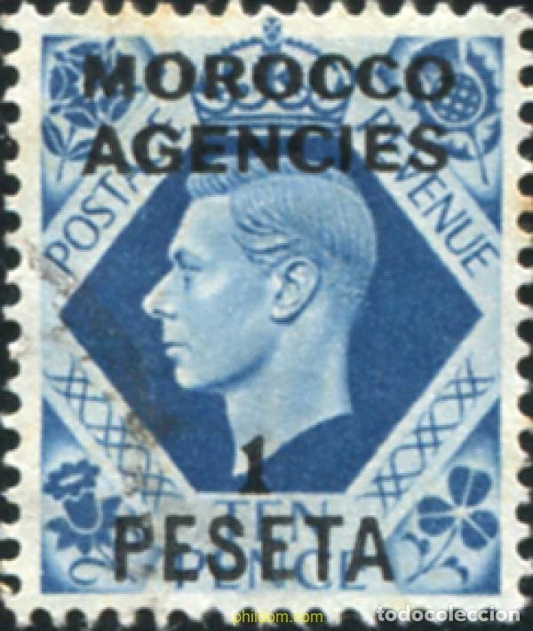 Sellos: 778737 USED MARRUECOS Agencia Britanica 1951 REY