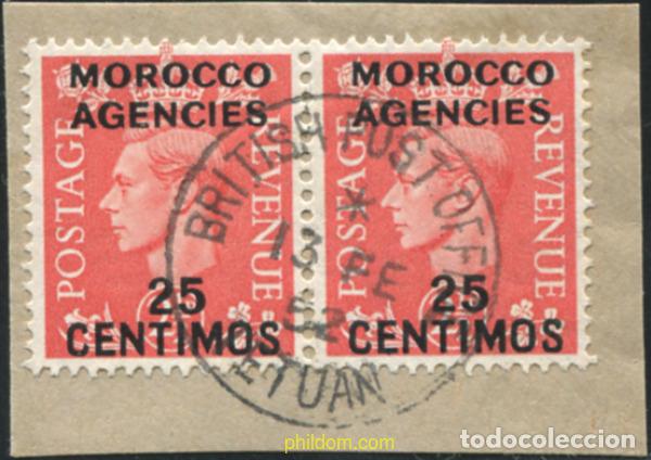 Sellos: 778774 USED MARRUECOS Agencia Britanica 1951 REY