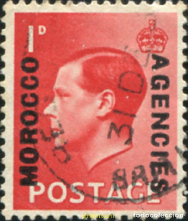 Sellos: 778634 USED MARRUECOS Agencia Britanica 1936 SERIE BASICA
