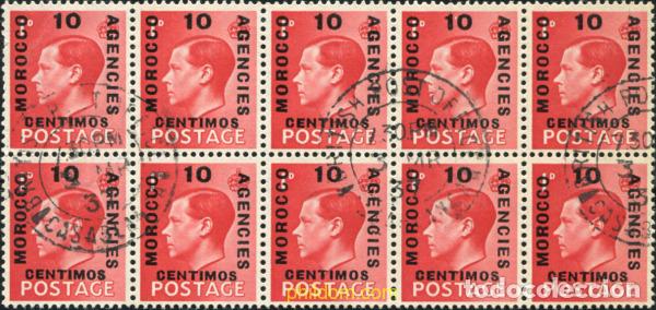 Sellos: 778727 USED MARRUECOS Agencia Britanica 1936 BASICA