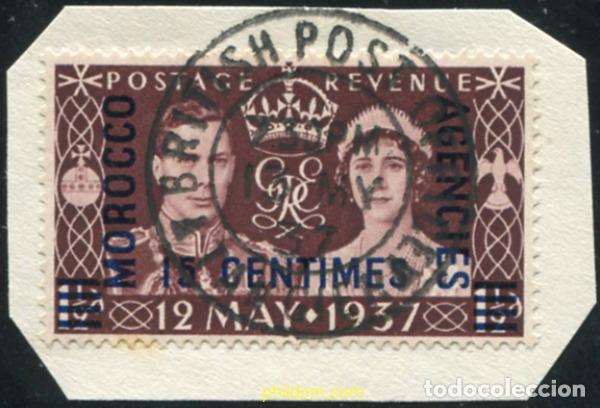 Sellos: 778890 USED MARRUECOS Agencia Britanica 1937 SELLO DE GRAN BRETA&Ntilde;A DEL 1937, SOBRECARGADO