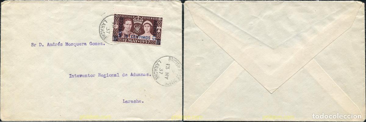 Sellos: 778738 USED MARRUECOS Agencia Britanica 1937 SELLO DE GRAN BRETA&Ntilde;A DEL 1937, SOBRECARGADO