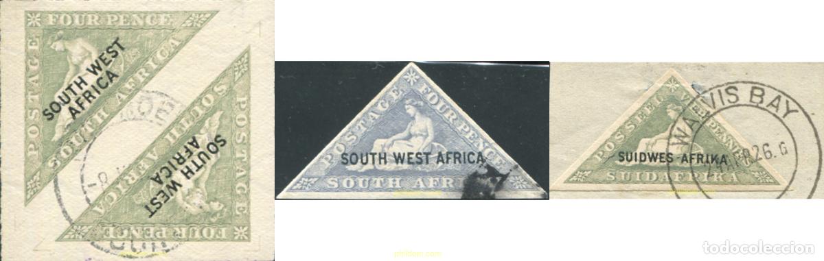 Sellos: 794470 USED SUR OESTE AFRICANO 1927 SELLOS DE AFRICA DEL SUR DE 1926 SOBRECARGADOS