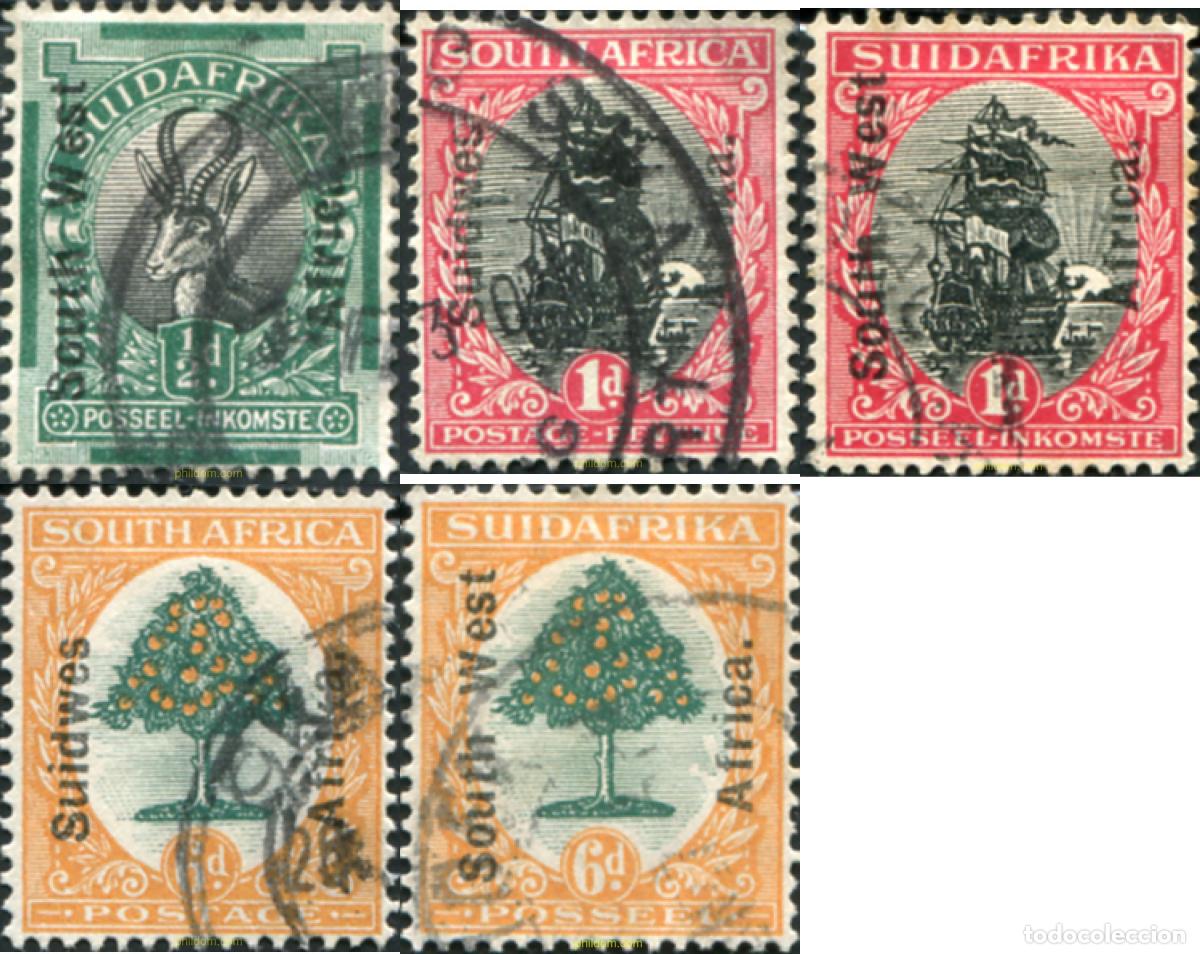 Sellos: 794476 USED SUR OESTE AFRICANO 1927 SERIE BASICA