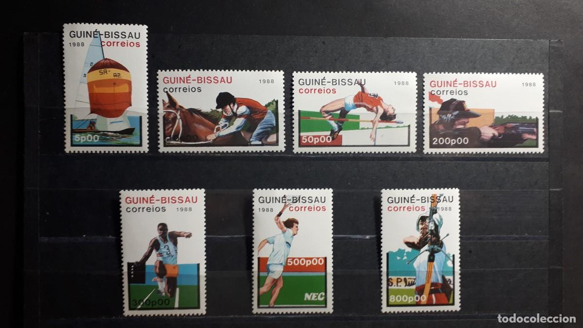 Sellos: GUINEA BISSAU. A&Ntilde;O 1988.**. YVERT 425/31