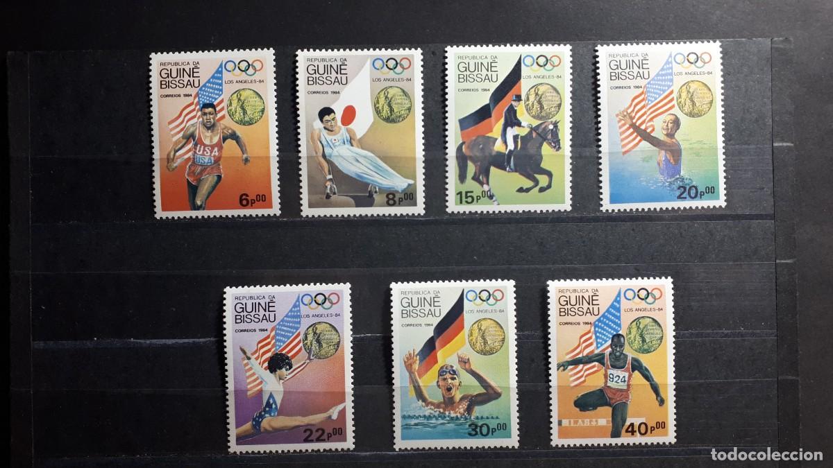 Sellos: GUINEA BISSAU. A&Ntilde;O 1984.**. YVERT 321/7