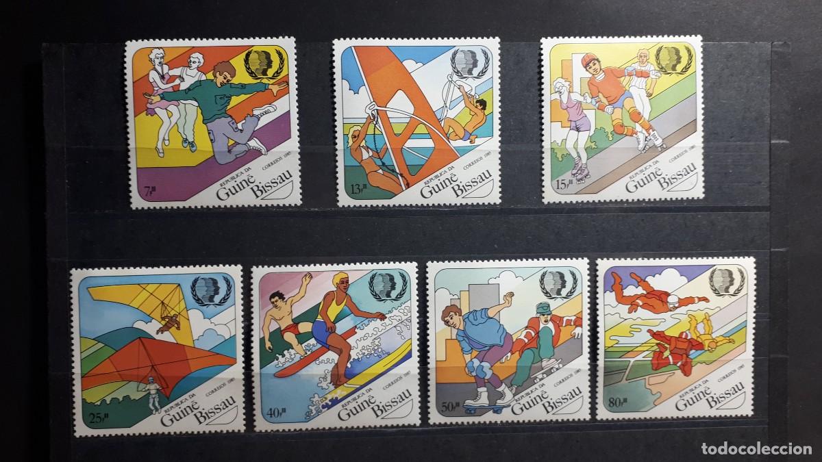 Sellos: GUINEA BISSAU. A&Ntilde;O 1985. **. YVERT 384/90