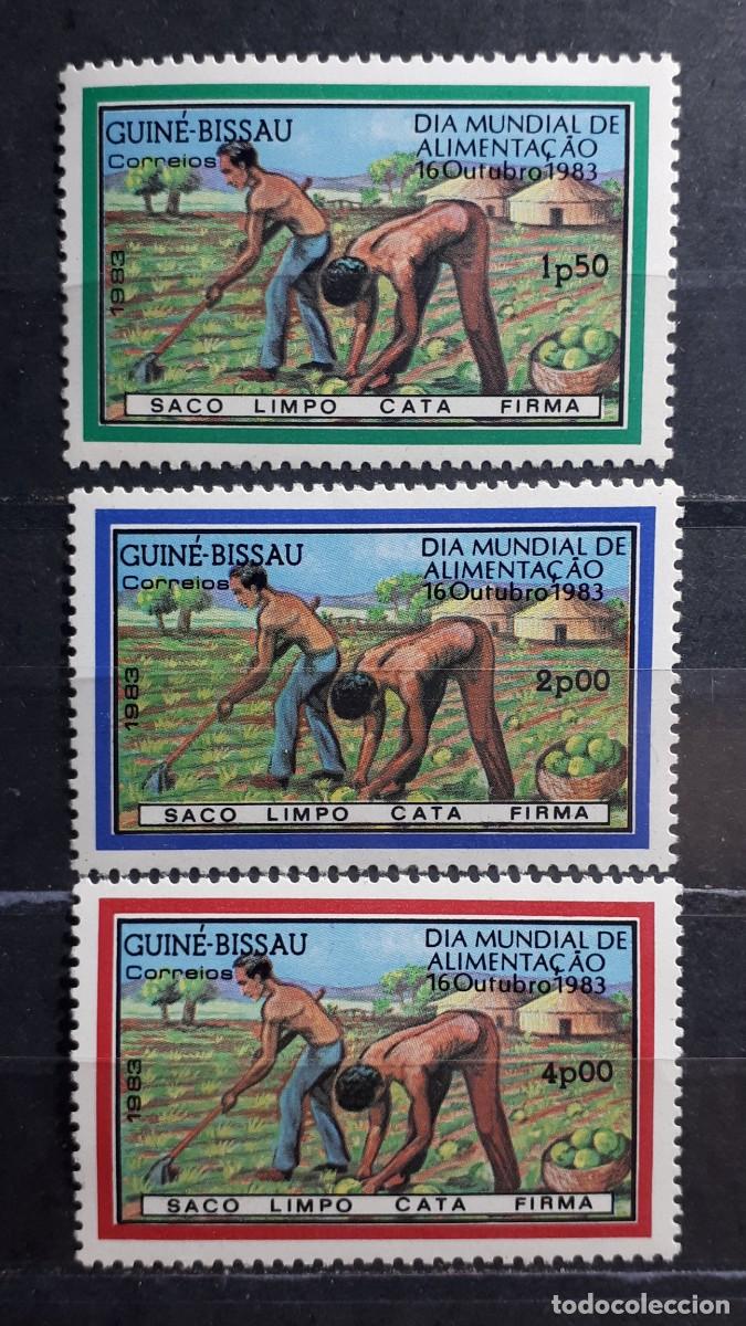 Sellos: GUINEA BISSAU. A&Ntilde;O 1983. **. YVERT 238/40