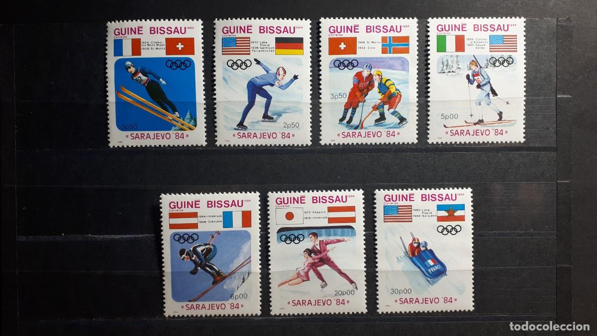 Sellos: GUINEA BISSAU. A&Ntilde;O 1984. **. YVERT 252/8