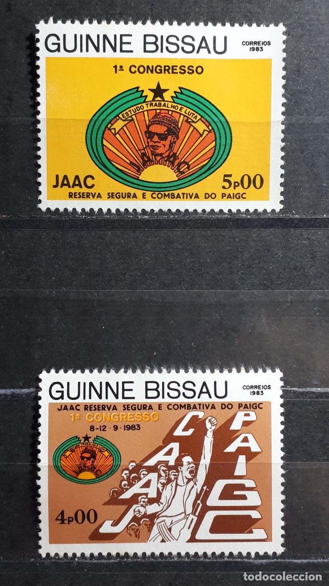 Sellos: GUINEA BISSAU. A&Ntilde;O 1983. (*). YVERT 215/6
