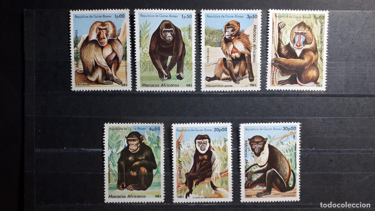 Sellos: GUINEA BISSAU. A&Ntilde;O 1983. (*). YVERT 180/6