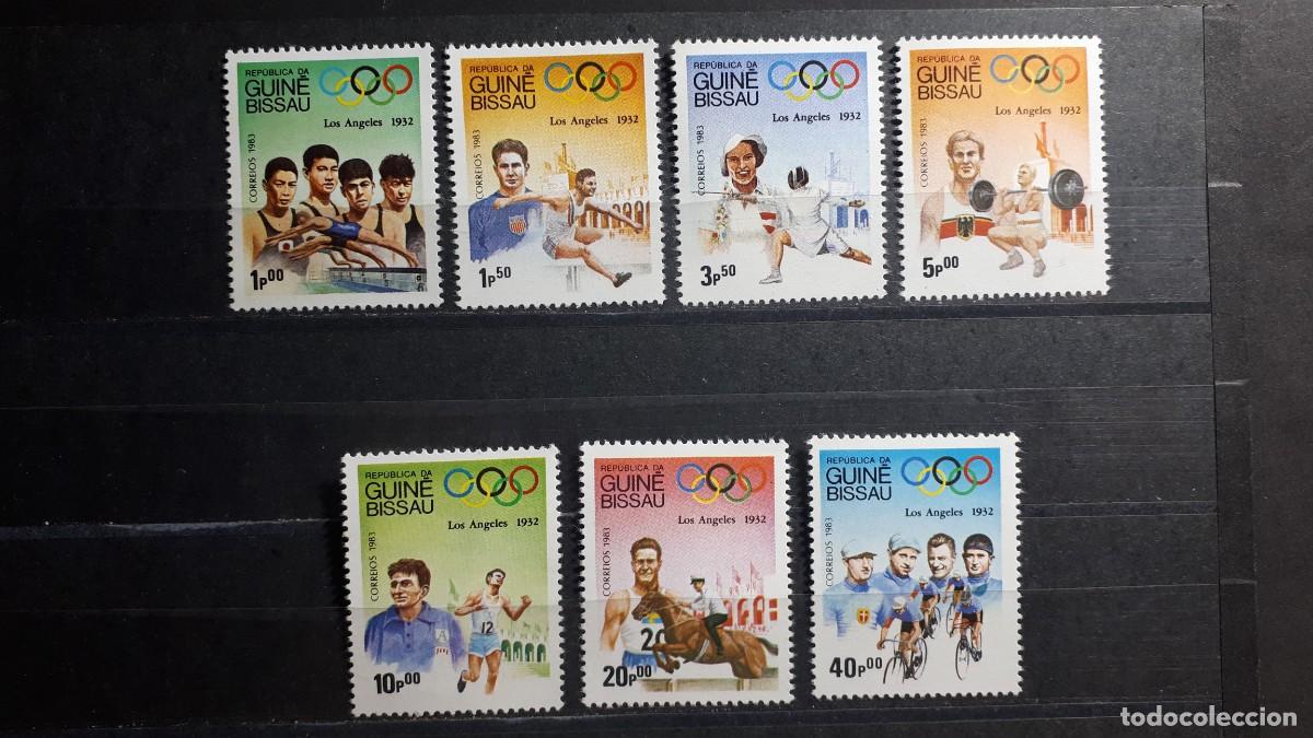 Sellos: GUINEA BISSAU. A&Ntilde;O 1983. **. YVERT 208/14