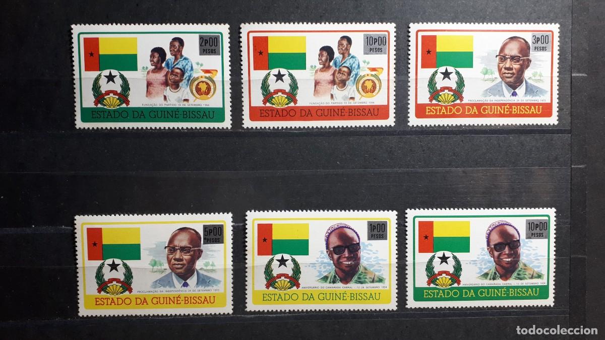 Sellos: GUINEA BISSAU. A&Ntilde;O 1976. **. YVERT 21/6
