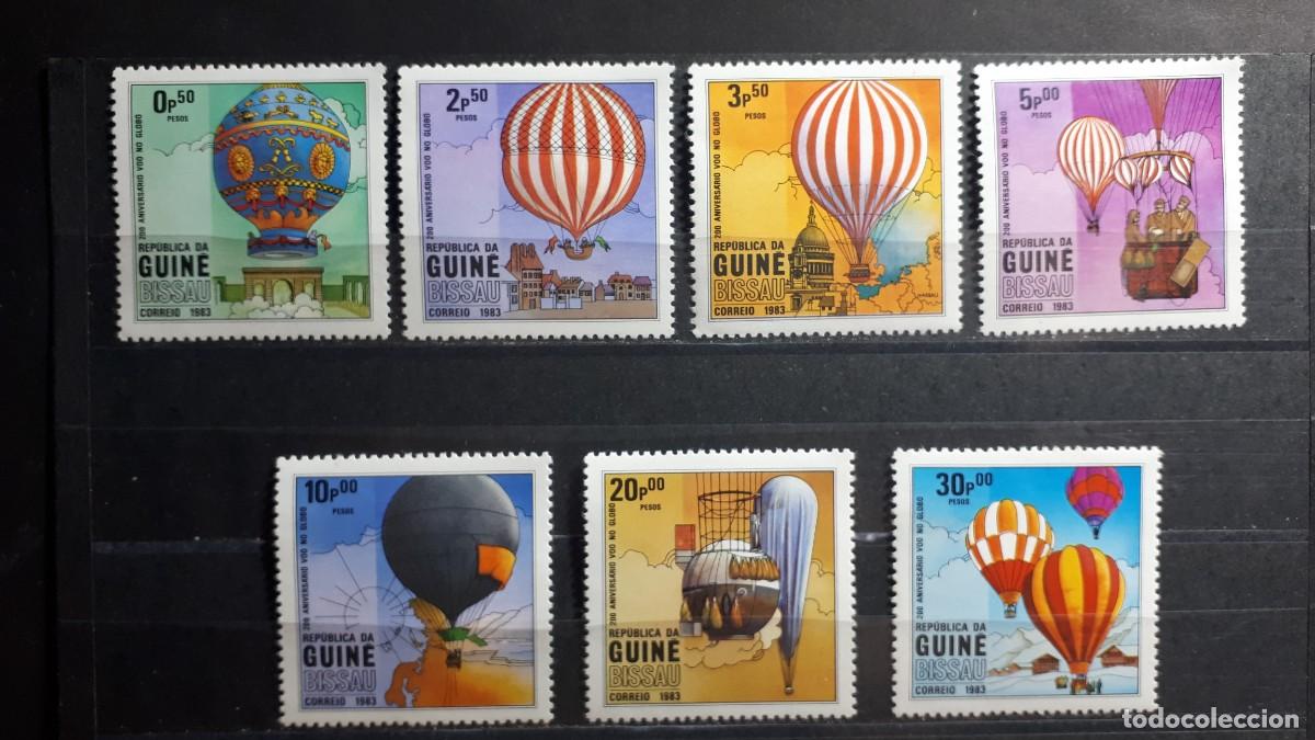 Sellos: GUINEA BISSAU. A&Ntilde;O 1983. **. YVERT 173/9.